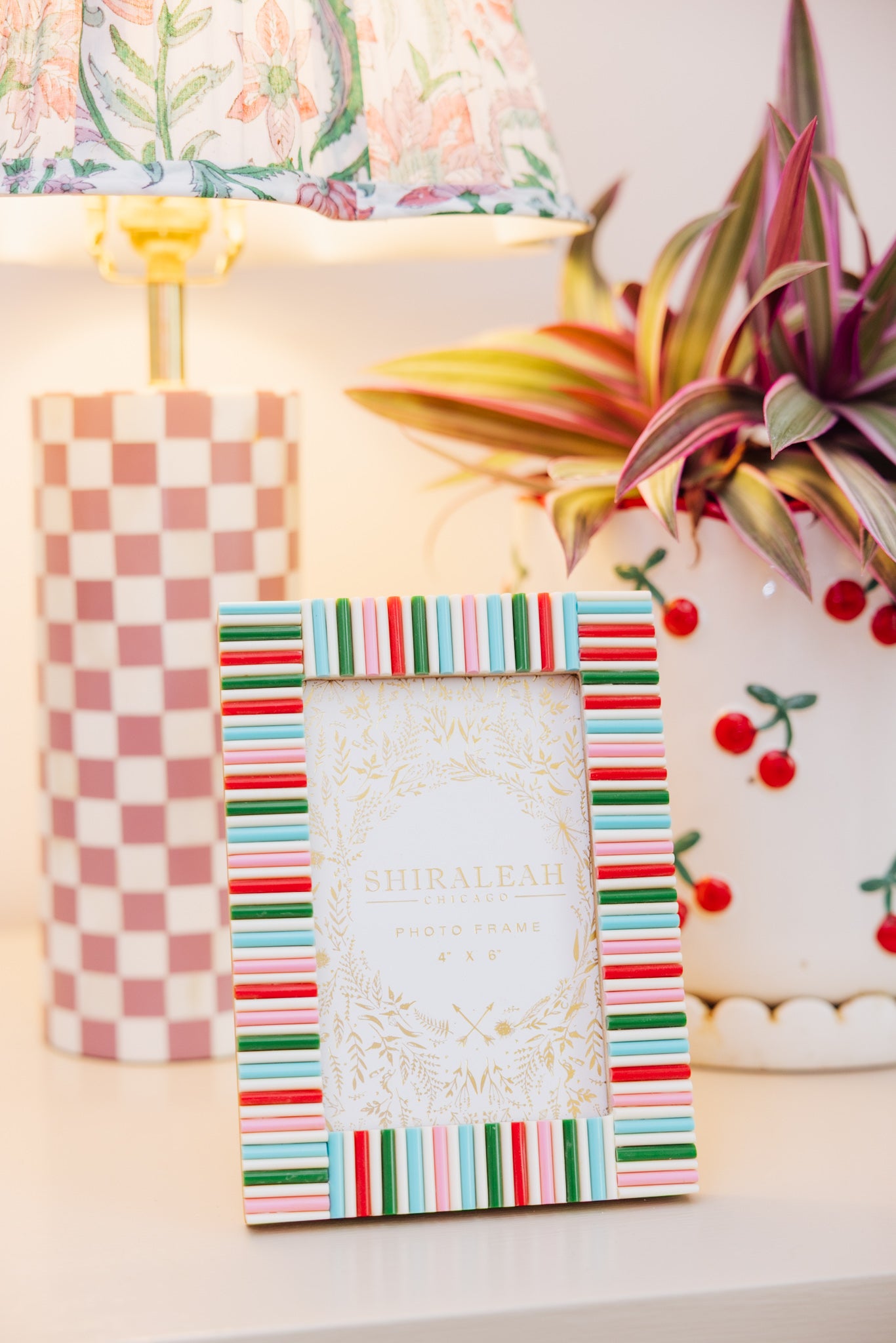 4x6 Mosaic Stripes Picture Frame